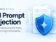 Ryvenora Insights cover reading AI Prompt Injection and Keep documents from becoming commands, with a blue shield and document cards on a pale blue background.